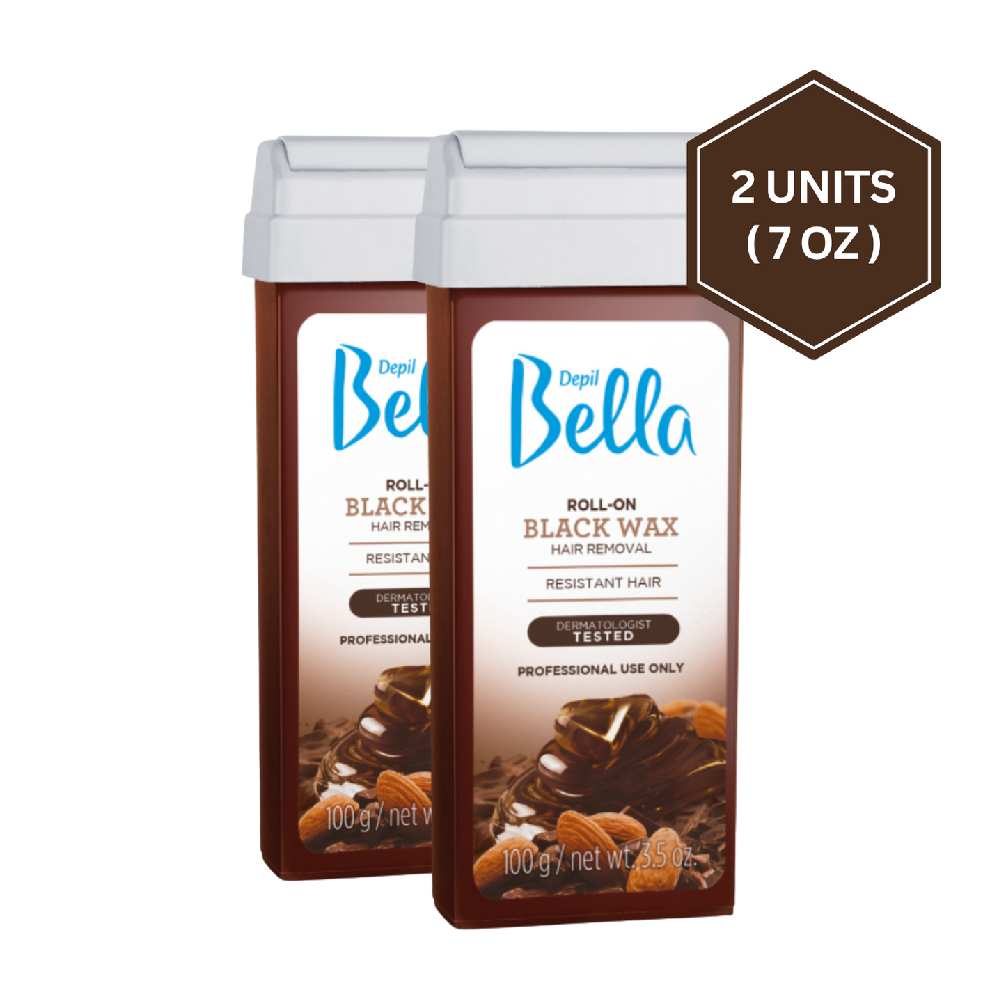 Depil Bella Algae & Peppermint Roll-On Wax – Best Depilatory Wax for Smooth Skin