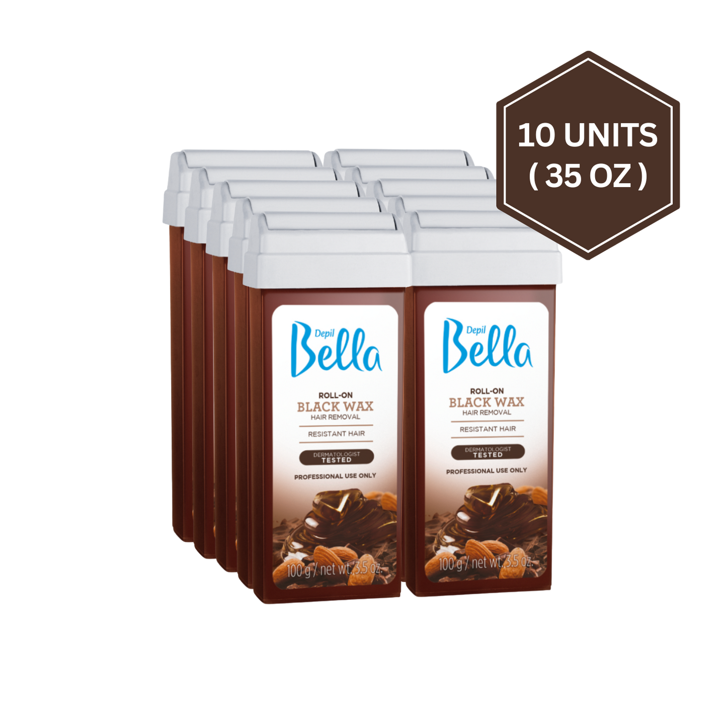 Depil Bella Almond & Cocoa Roll-On Wax – Nourishing Wax for Smooth Skin & Easy Application