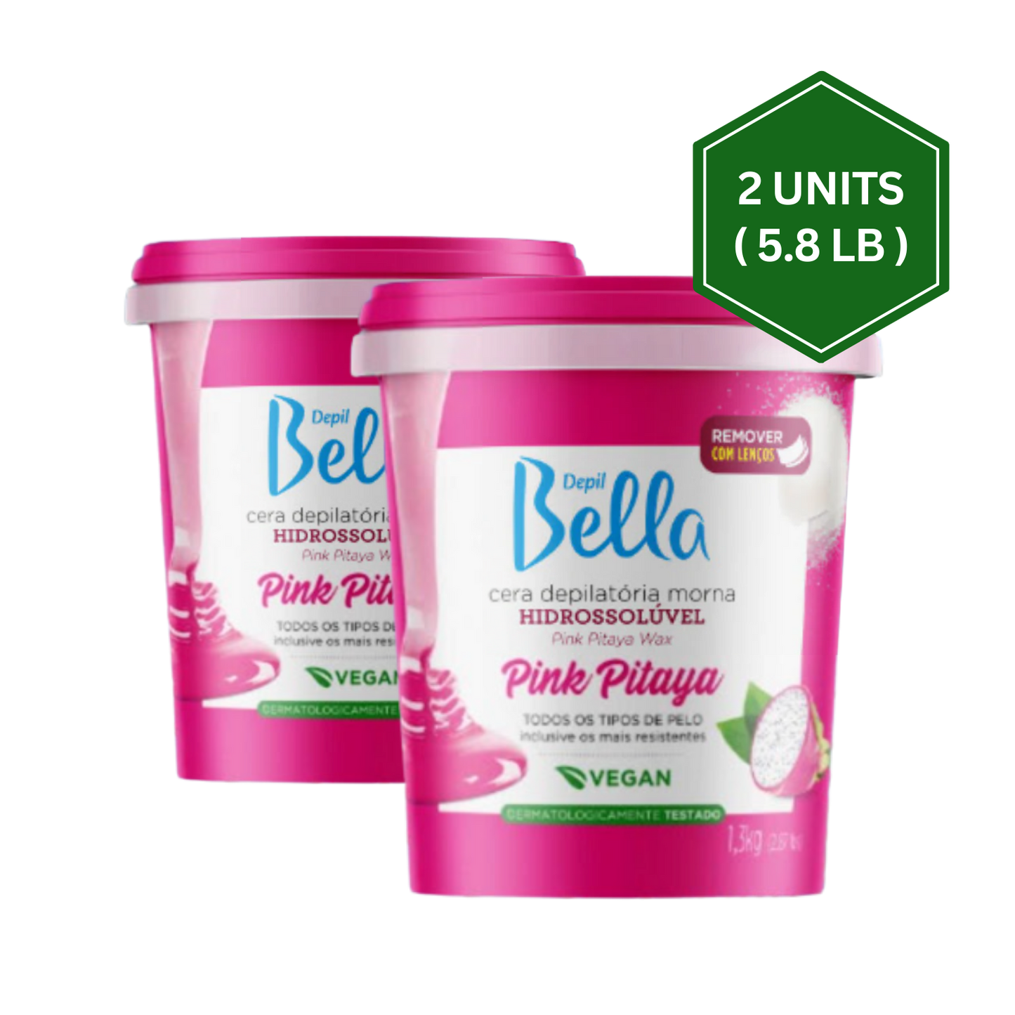 Depil Bella Pink Pitaya Sugar Wax – Professional Sugaring Wax for Brazilian & Sensitive Skin