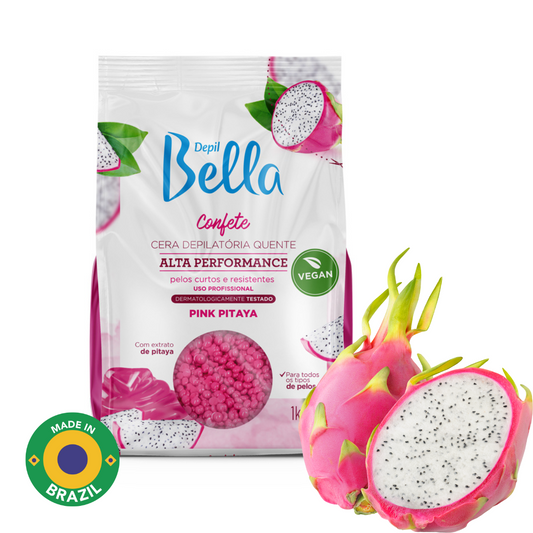 Depil Bella Pink Pitaya Hard Wax Beads – Top Brazilian Wax Beads for Sensitive Skin & Beauty Salons