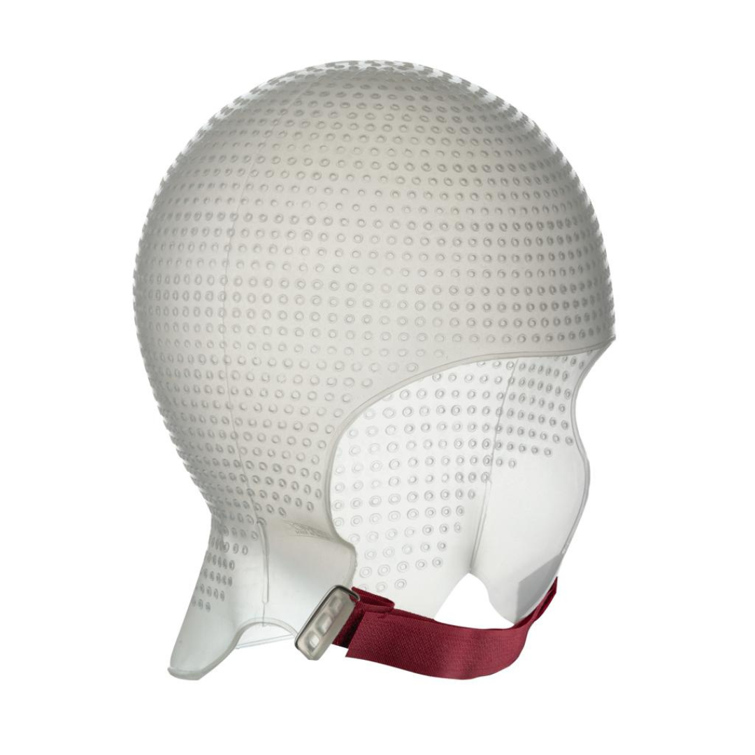 DOMPEL Sparta 2.4K Silicone Highlight Hair Cap Color White | 2,400 Strategically Positioned Holes | with metal needle (2 PCS)-HAIR STYLIST-DOMPEL