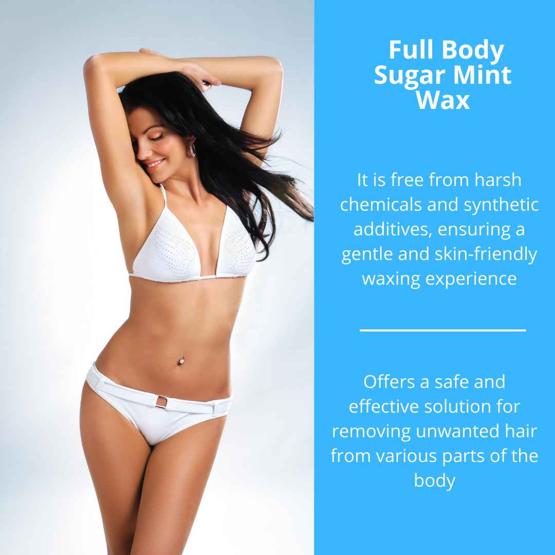 Depil Bella Bundle 2 Full Body Sugar Wax Mint Hair removal, and 1 Dolomite Powder, 100% natural, vegan, for all skin types.-SUGAR WAX-Depilcompany