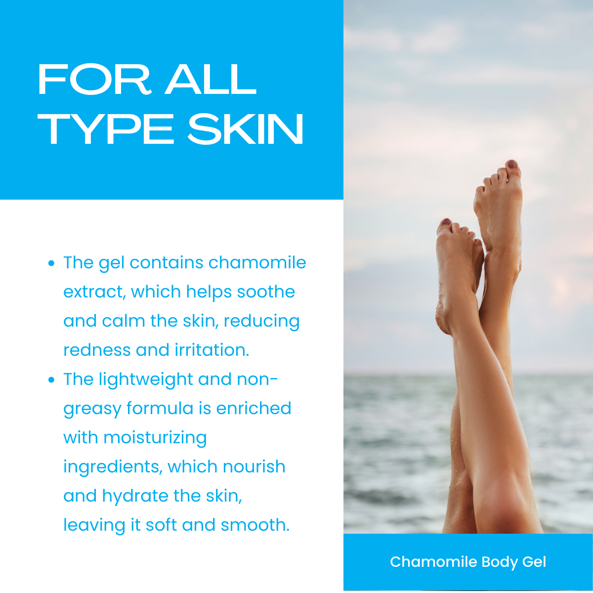 Depil Bella Chamomile Post-Waxing Body Gel 250g (6 Units Offer)-LOTIONS-DEPILBELLA
