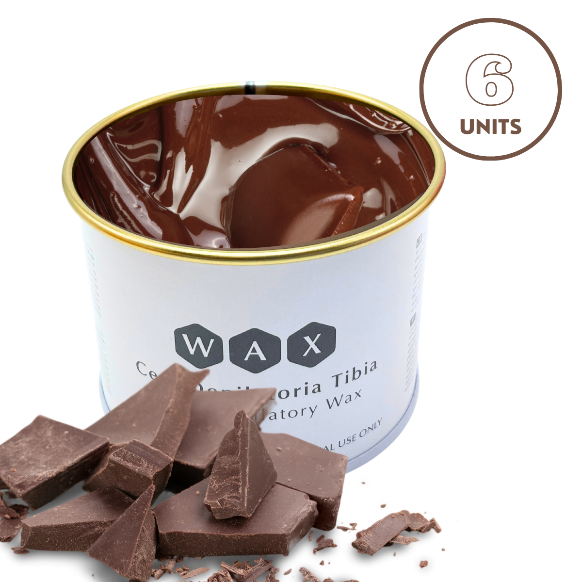 Depilcompany Soft Wax Cacao – Professional Chocolate Hair Removal Wax with Cocoa Butter – 14 oz