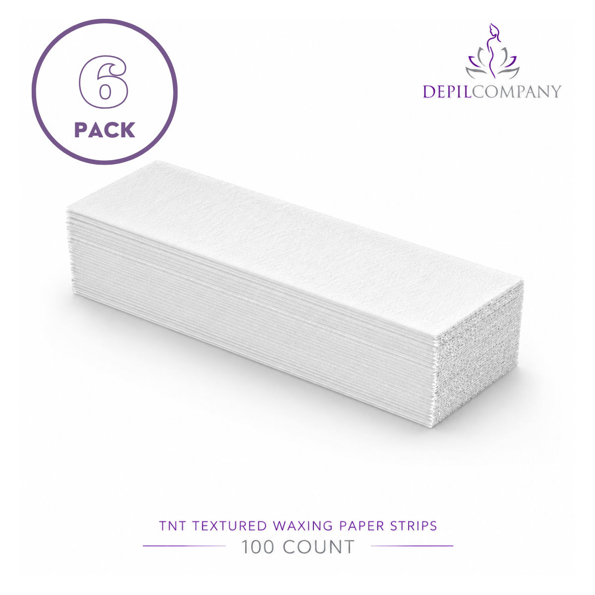 Depilcompany TNT perforated waxing paper strips 100 per pack