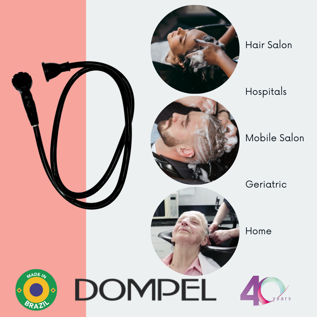 Dompel Hose Shower Adapter Kit - Multi-Purpose Faucet to Hose Connector for Home and Professional Use-HAIR STYLIST-DOMPEL