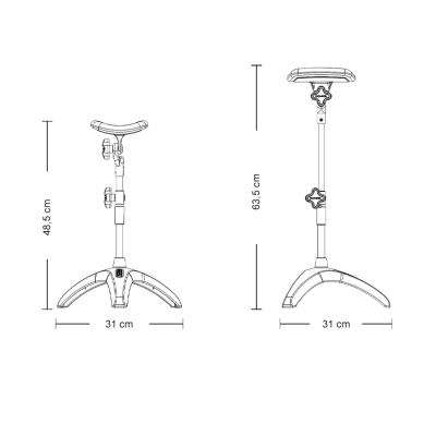 Dompel Pedicure Stand Veneza Model 769-PEDICURE-DOMPEL