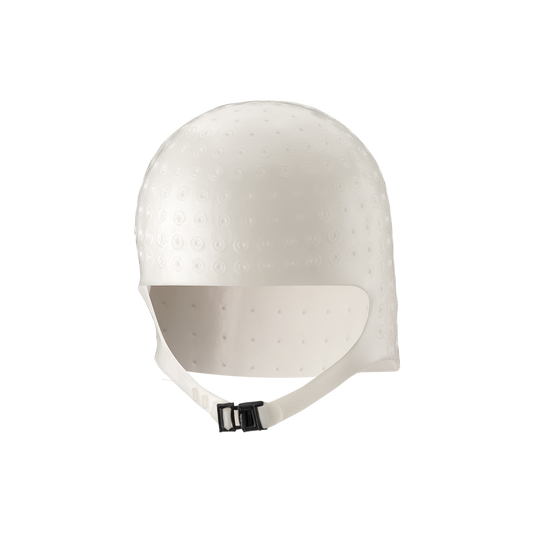 Dompel - Silicone Highlight Hair Cap Color White Type Romana Model 390-SA - White (2 PCS)-HAIR STYLIST-DOMPEL