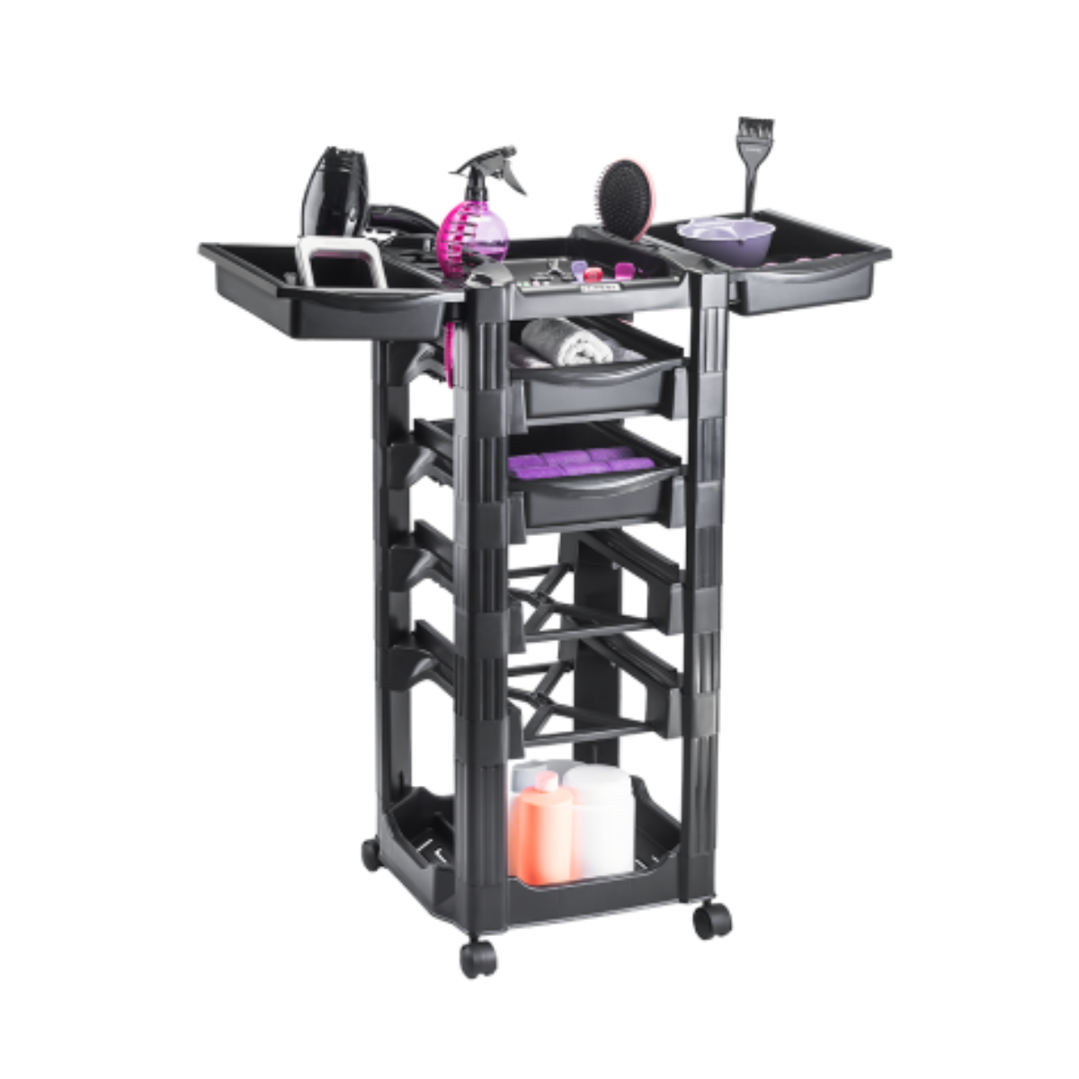 Dompel Vegas Trolley - Model 460 - Bestselling Auxiliary Trolley for Professional Use-HAIR STYLIST-DOMPEL