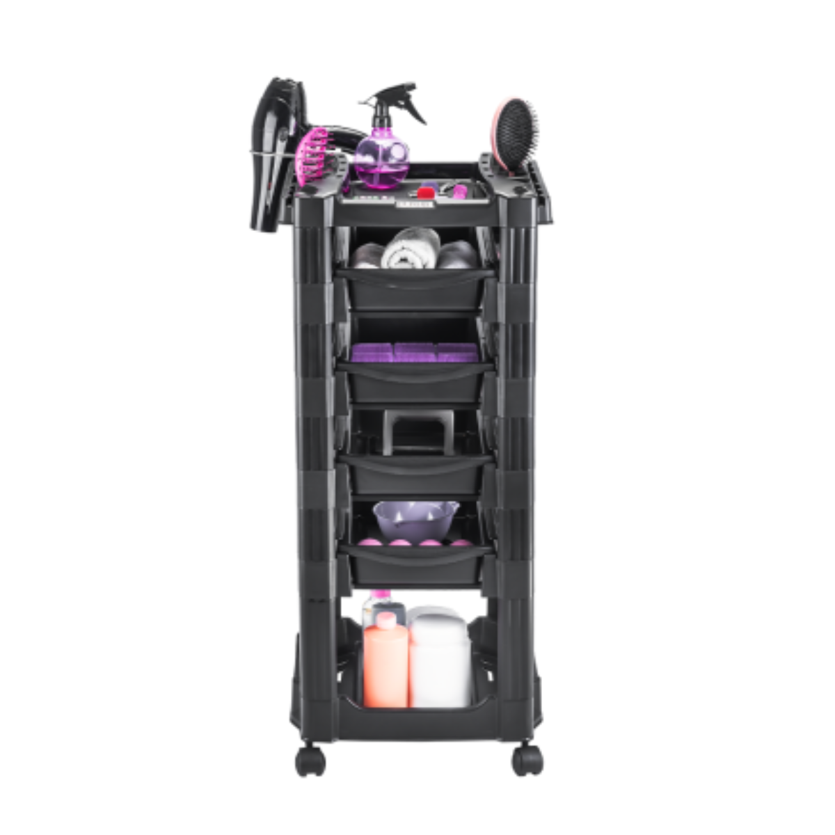 Dompel Vegas Trolley - Model 460 - Bestselling Auxiliary Trolley for Professional Use-HAIR STYLIST-DOMPEL