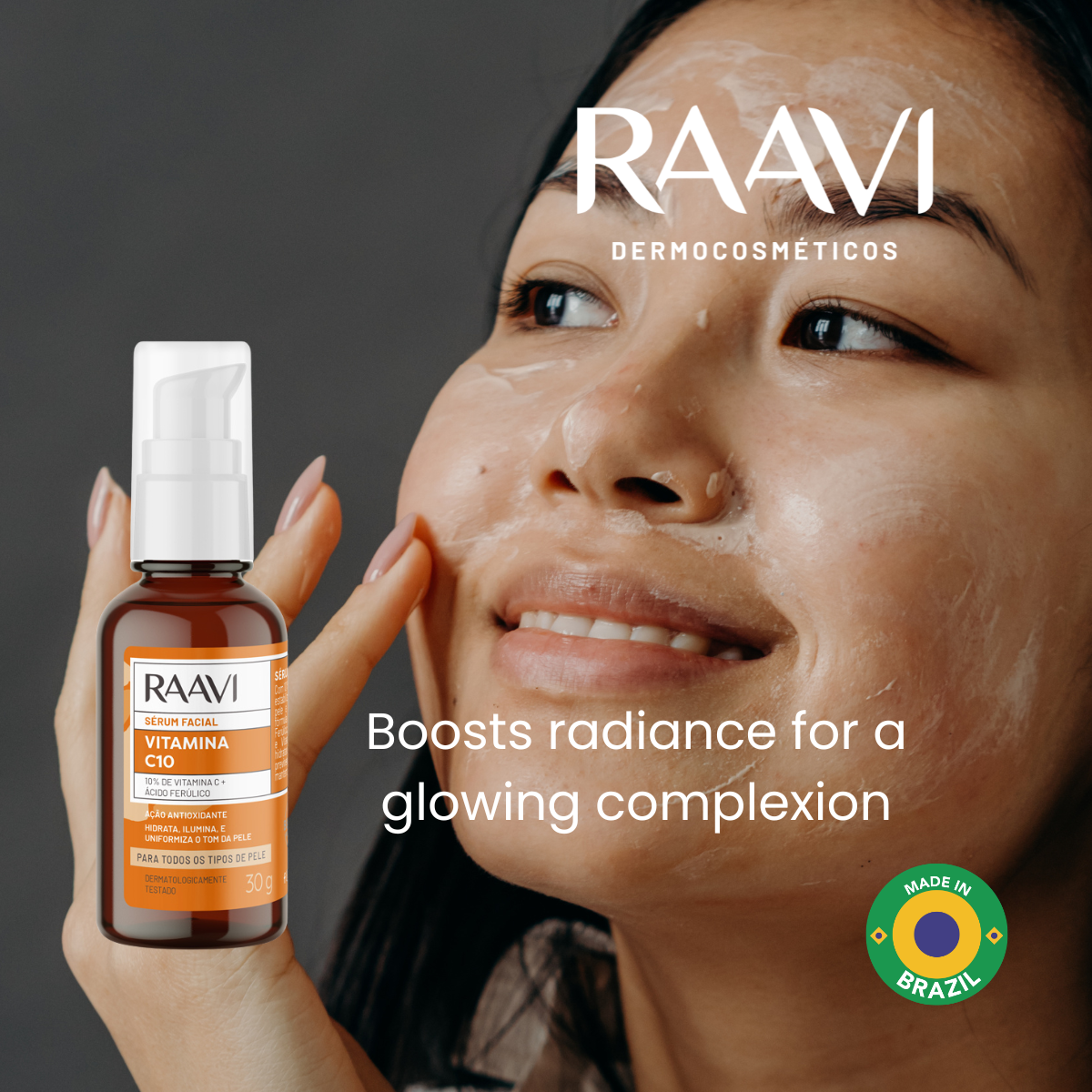 RAAVI Vitamin C 10 Facial Serum - 30g-raavicosmetics