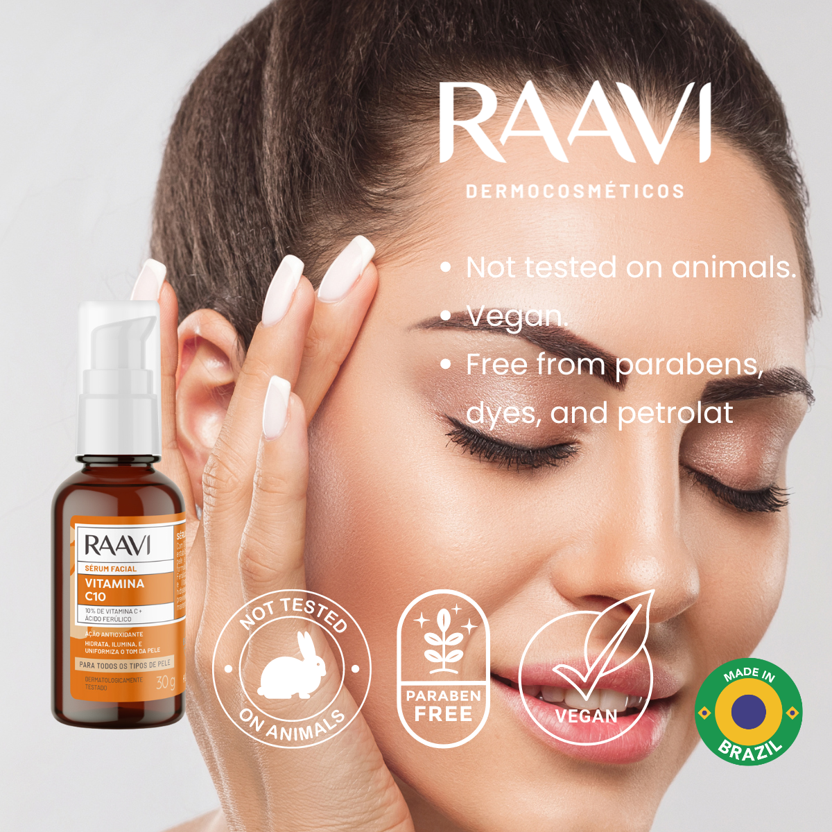 RAAVI Vitamin C 10 Facial Serum - 30g-raavicosmetics