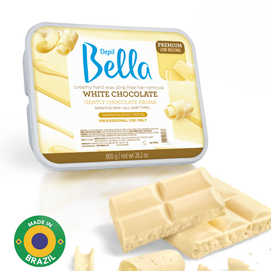 White Chocolate Hard Wax Depil Bella – Salon-Quality Stripless Wax for Smooth Skin