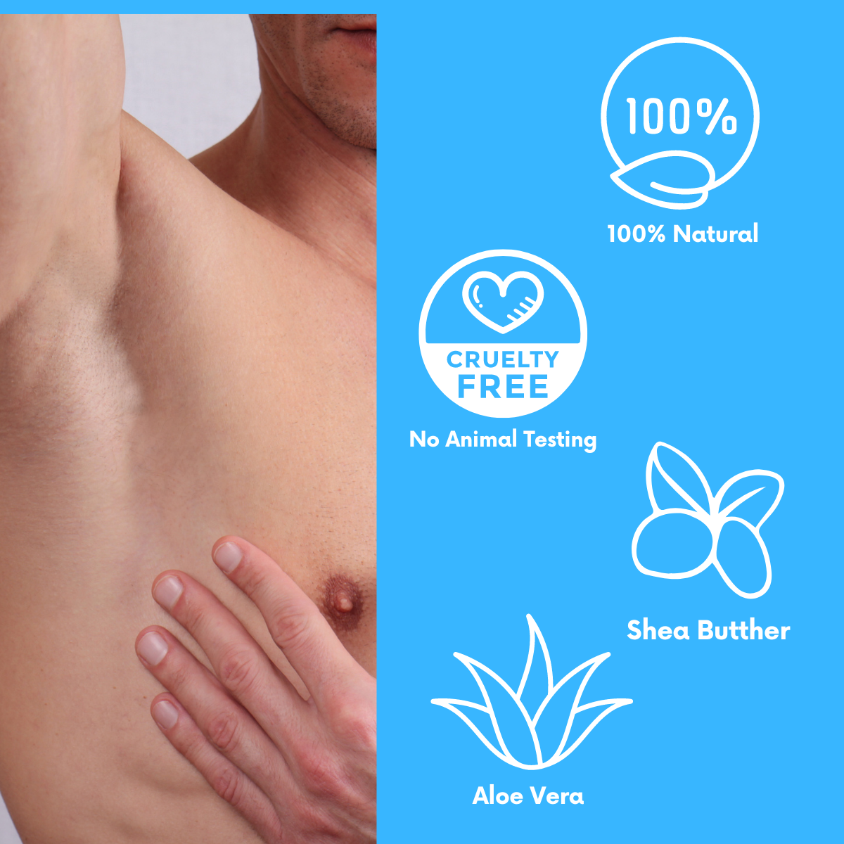 Depil HOMME Hair Removal Body Cream, Soothing Depilatory Cream 150g