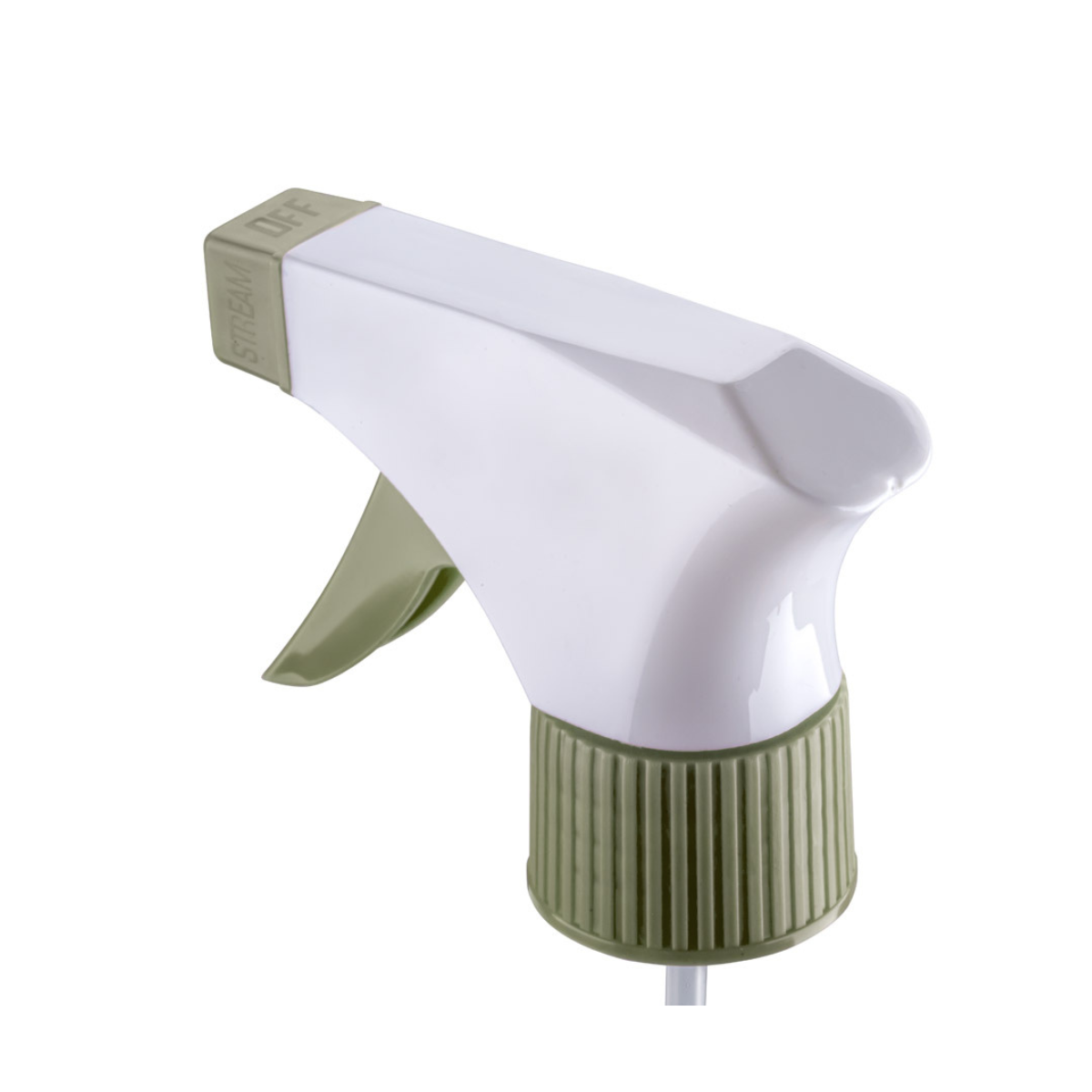 Dompel Trigger Sprayers valves, color green amazonia, thread 28/410, made with stainless steel springs and glass balls, with spray and stream Model 101D-Depilcompany