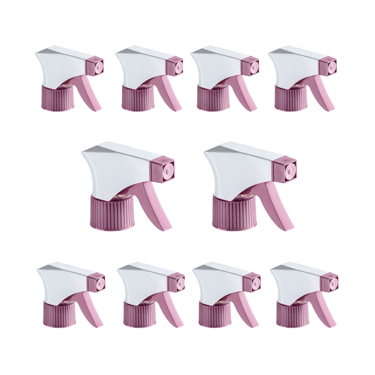Dompel Trigger Sprayers valves, color purple, thread 28/410, made with stainless steel springs and glass balls, with spray and stream Model 101D-Depilcompany