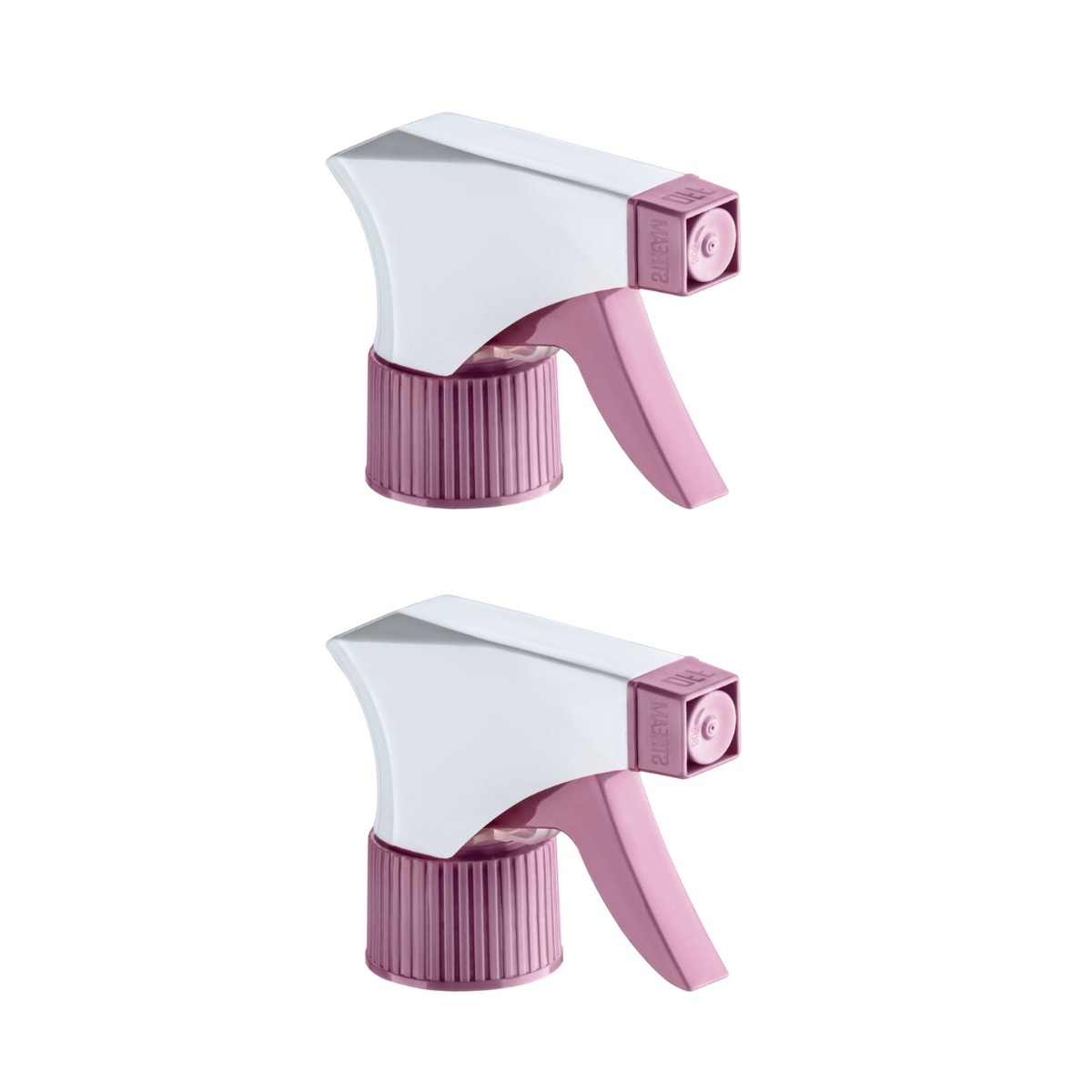 Dompel Trigger Sprayers valves, color purple, thread 28/410, made with stainless steel springs and glass balls, with spray and stream Model 101D-Depilcompany