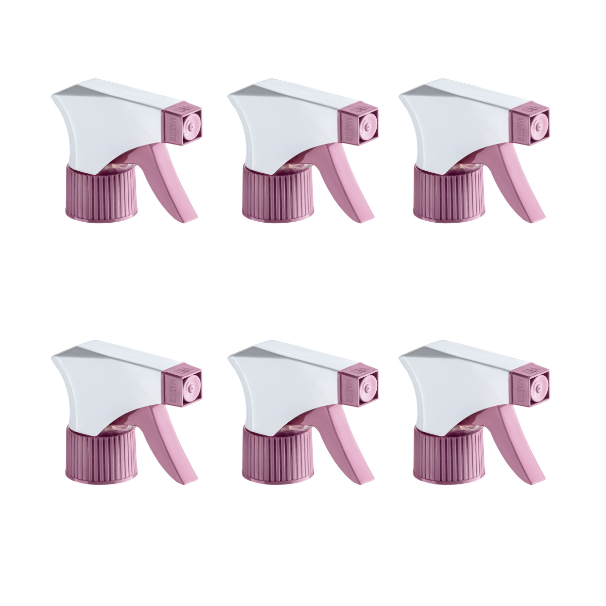 Dompel Trigger Sprayers valves, color purple, thread 28/410, made with stainless steel springs and glass balls, with spray and stream Model 101D-Depilcompany