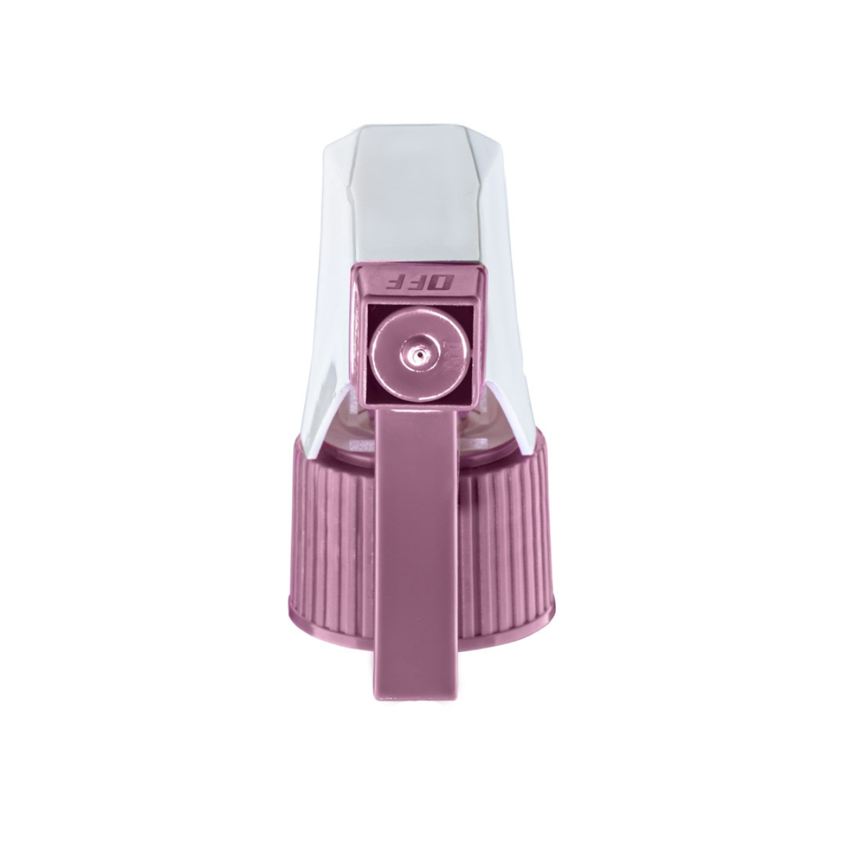 Dompel Trigger Sprayers valves, color purple, thread 28/410, made with stainless steel springs and glass balls, with spray and stream Model 101D-Depilcompany