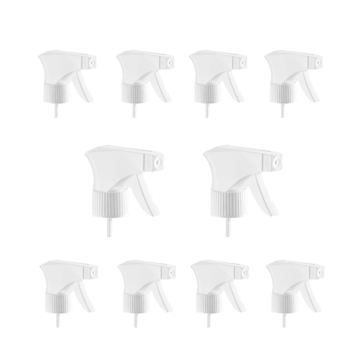 Dompel Trigger Sprayers valves, color white, thread 28/410, made with stainless steel springs and glass balls, with spray and stream Model 101D-Depilcompany