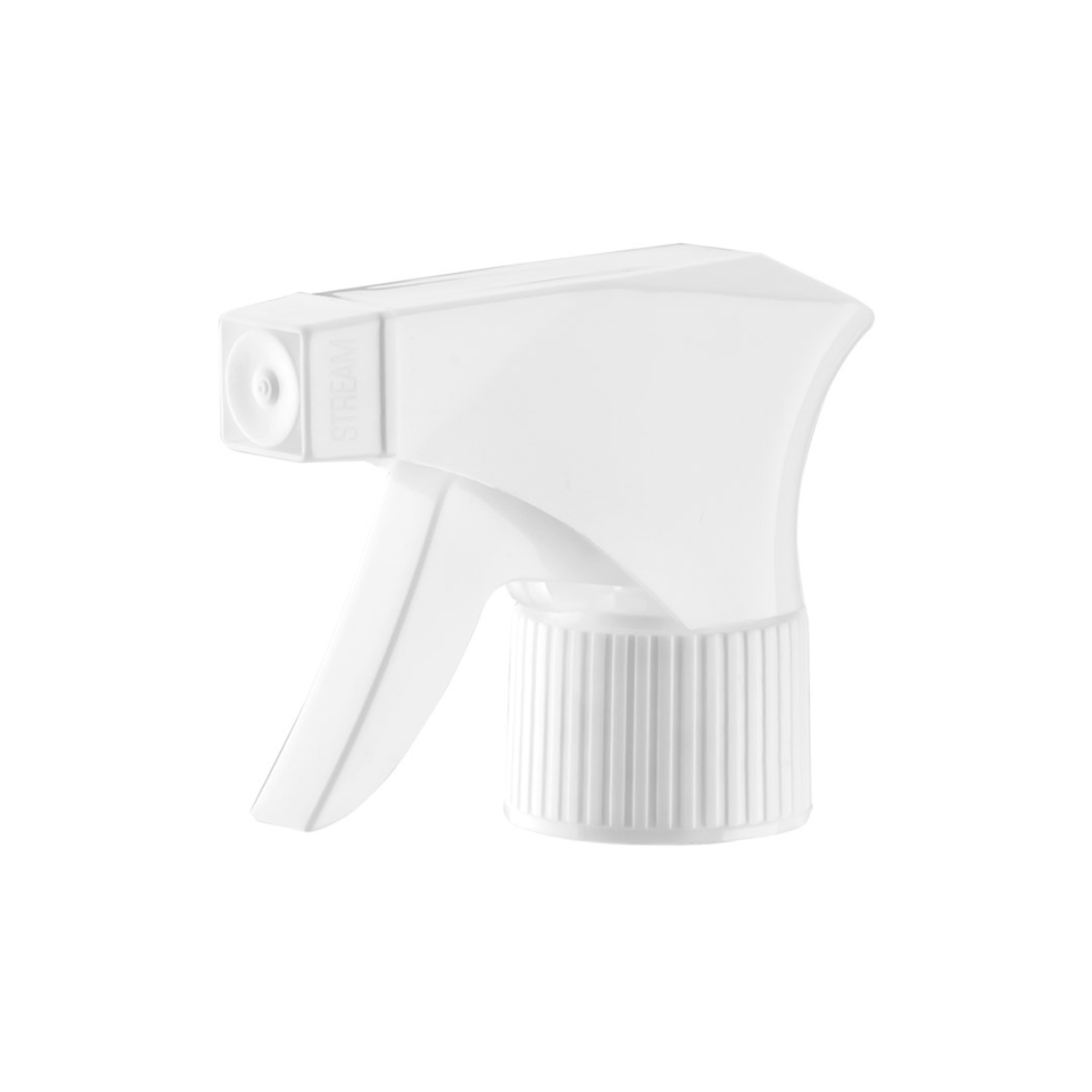 Dompel Trigger Sprayers valves, color white, thread 28/410, made with stainless steel springs and glass balls, with spray and stream Model 101D - depilcompany