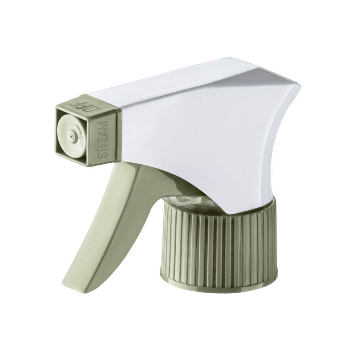 Dompel Trigger Sprayers valves, color green amazonia, thread 28/410, made with stainless steel springs and glass balls, with spray and stream Model 101D-Depilcompany