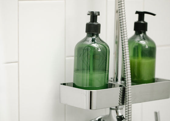 Dompel Pump valves, color green amazonia, thread 28/410, made with stainless steel springs and glass balls, Model 303-A1. (Pump heads only, bottles not included)-Depilcompany