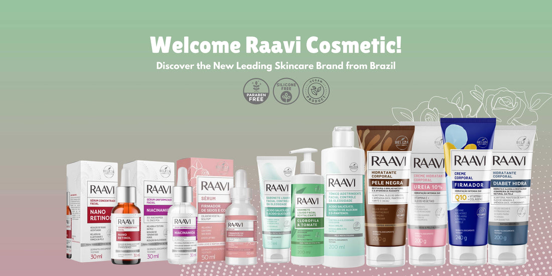 Bienvenido a Raavi Cosmetic: descubra la marca líder de cuidado de la piel de Brasil, ahora en EE. UU.