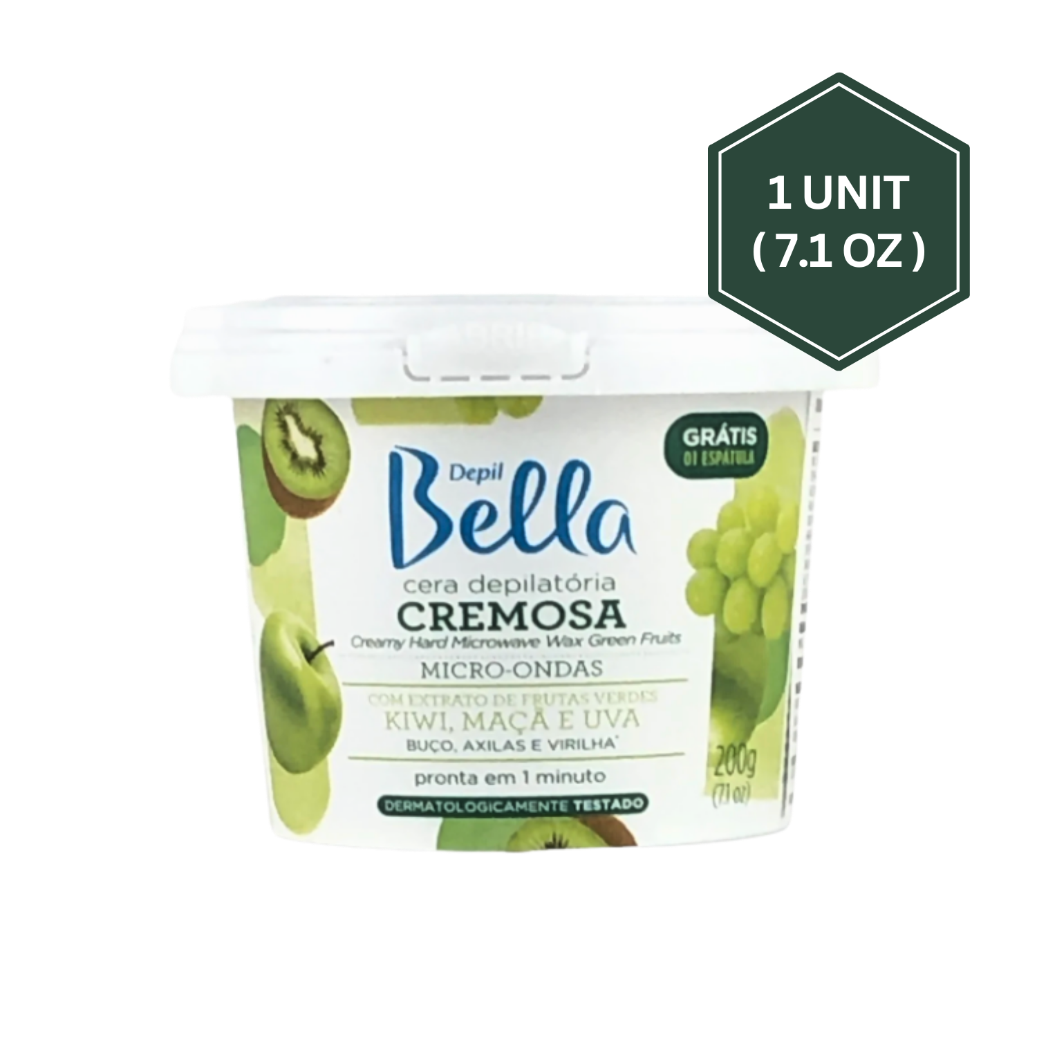 White Chocolate Microwave Wax Depil Bella – Smooth & Gentle Waxing for Face & Body