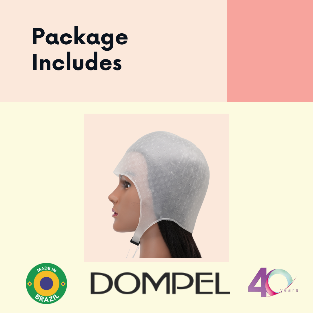 DOMPEL Gorro de Silicona para Mechas Color Blanco | Tipo Atenas | Modelo 400-SA - Comprar cosmética profesional dedicada a la depilación