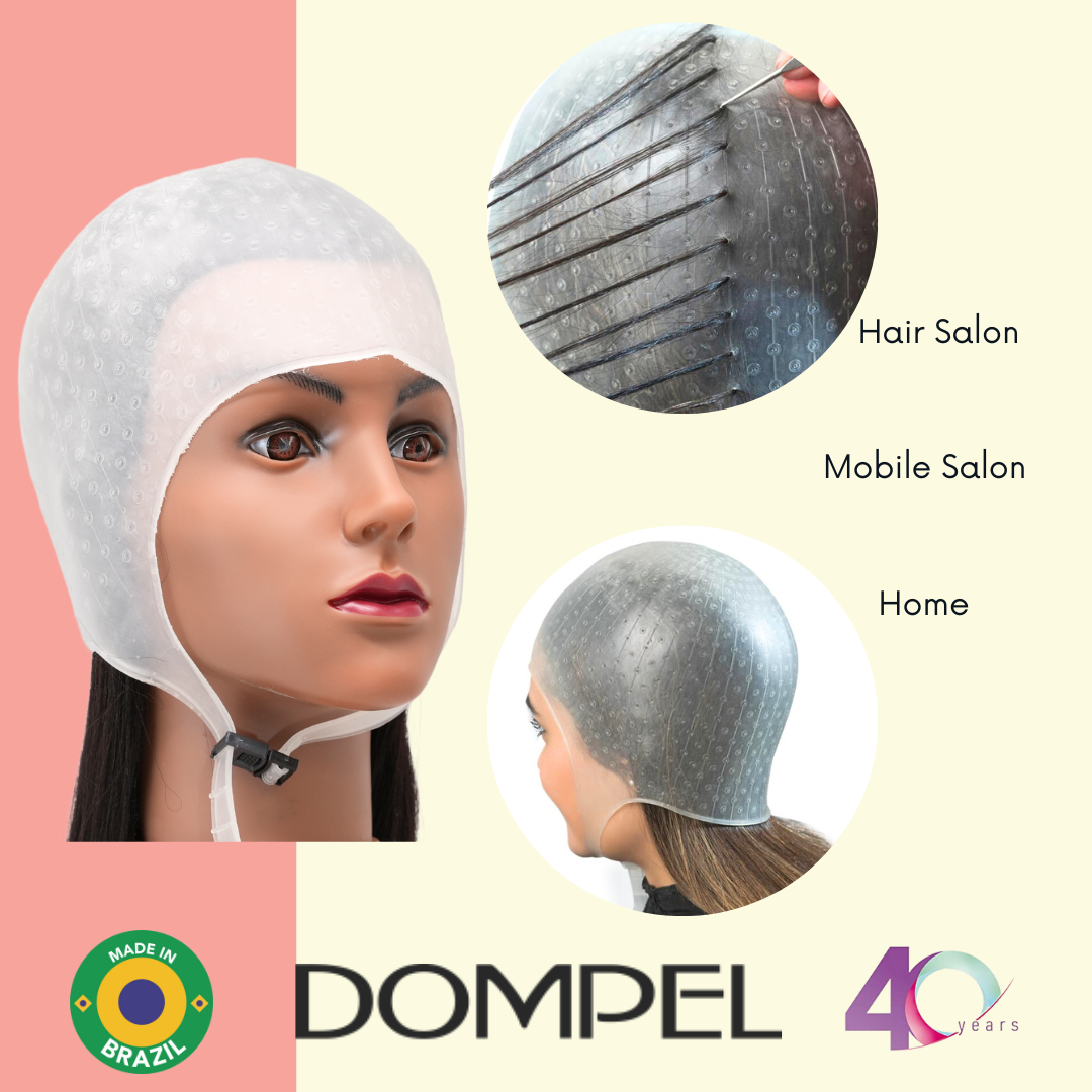 DOMPEL Gorro de Silicona para Mechas Color Blanco | Tipo Atenas | Modelo 400-SA - Comprar cosmética profesional dedicada a la depilación