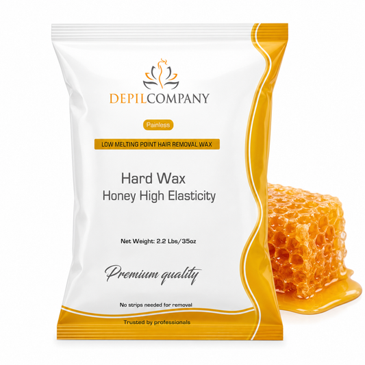Depilcompany Honey Hard Wax – Best Stripless Wax for Sensitive Skin & Full-Body Waxing