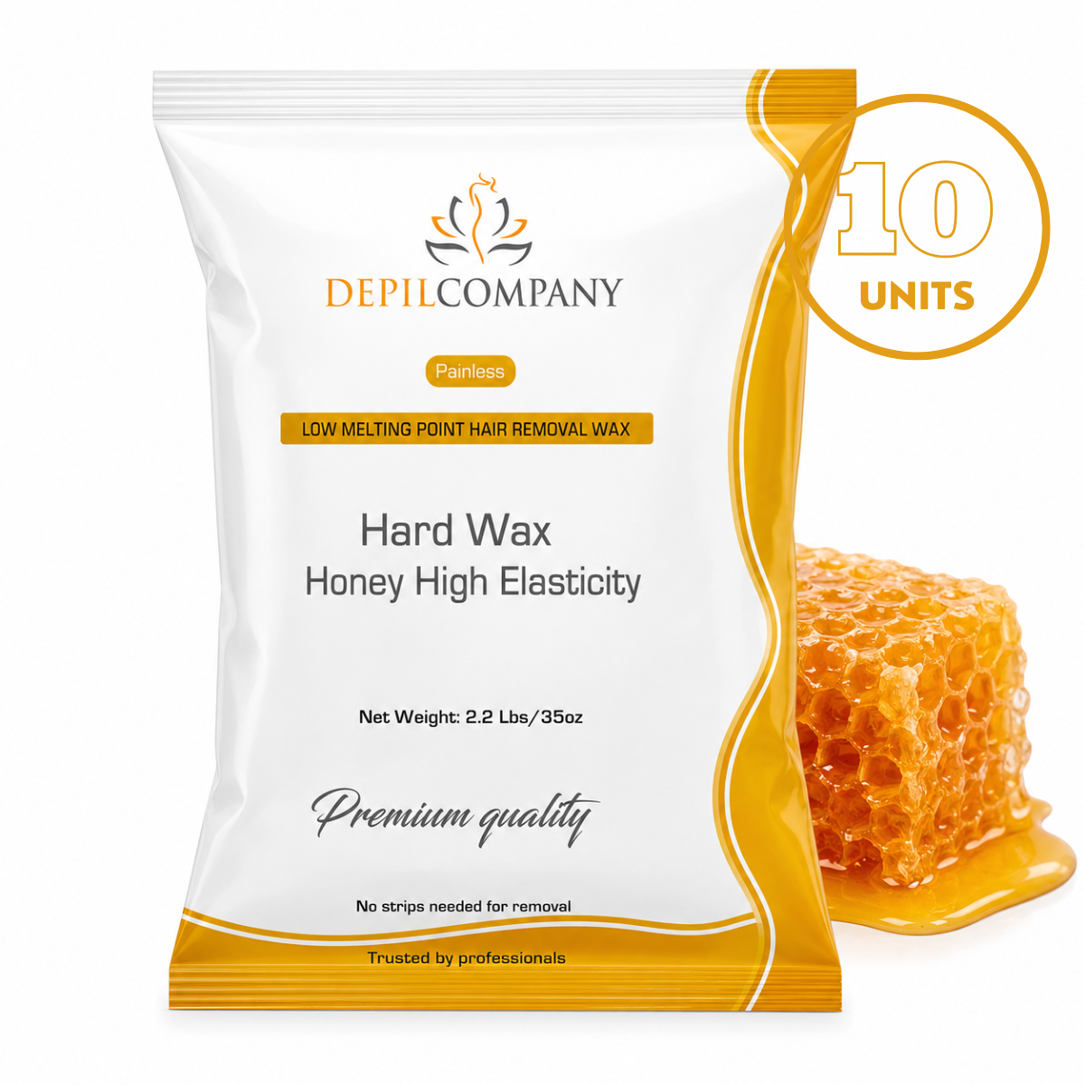 Depilcompany Honey Hard Wax – Best Stripless Wax for Sensitive Skin & Full-Body Waxing