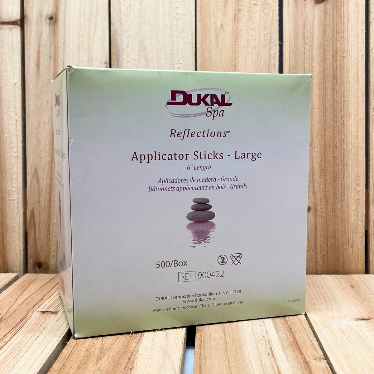 Dukal Applicator Sticks Large 6" – Hardwood Waxing Spatulas (500-Count)