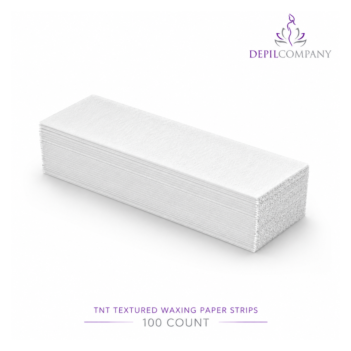 Depilcompany TNT Perforated Waxing Paper Strips – 100 Strips per Pack