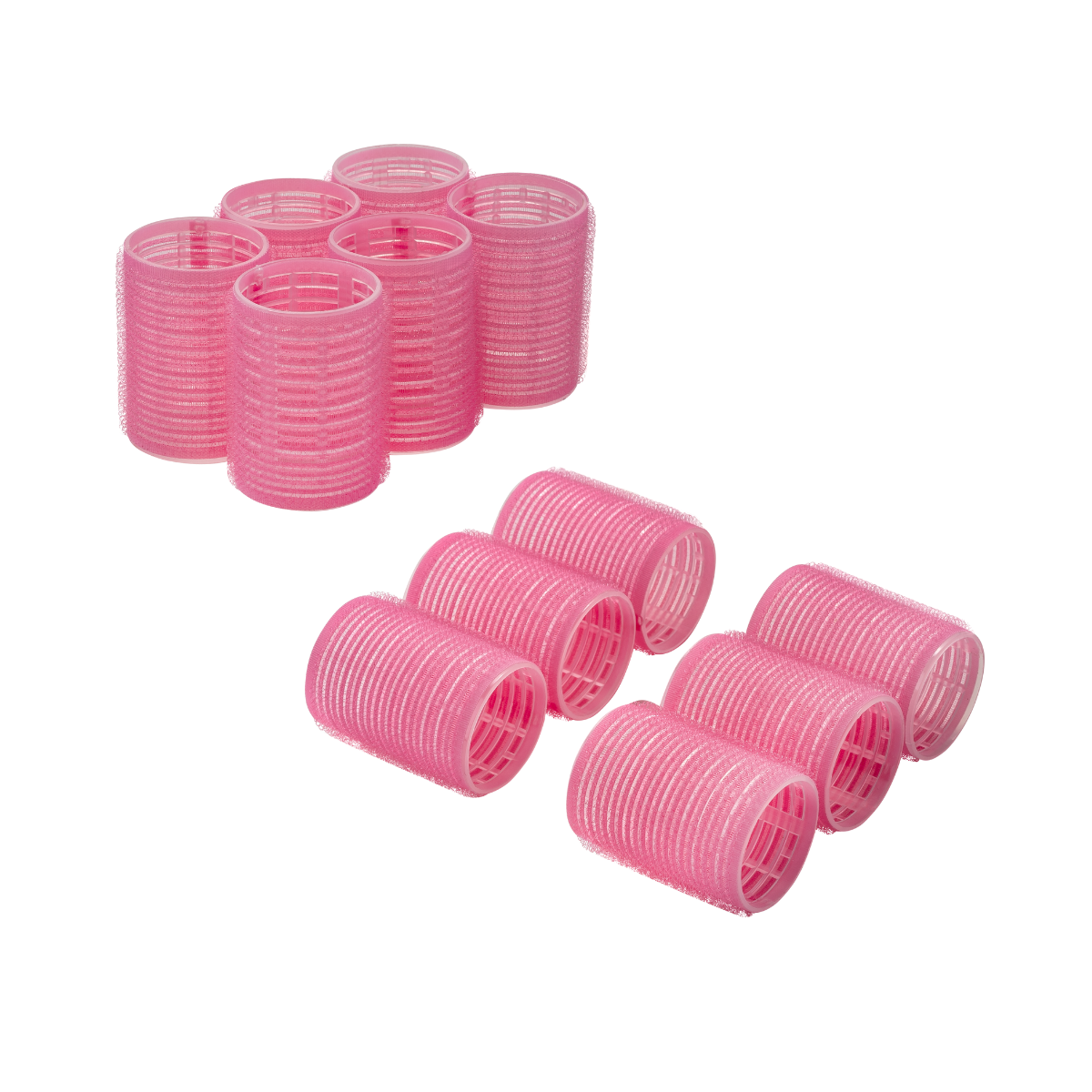Dompel Hair Rollers 24 Pack - Self Grip Rollers for Hair - Salon Hair Curlers Set for Long, Medium, Short Hair – Big Hair Rollers for Styling and Extra Volume 2 Size (12 Large - 12 Jumbo)-HAIR STYLIST-DOMPEL