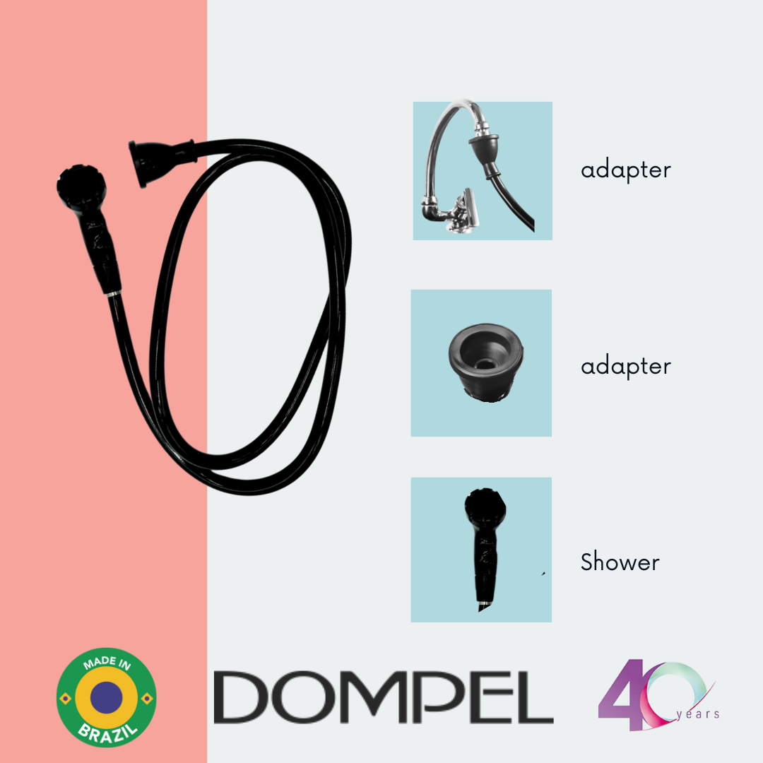 Dompel Hose Shower Adapter Kit - Multi-Purpose Faucet to Hose Connector for Home and Professional Use-HAIR STYLIST-DOMPEL