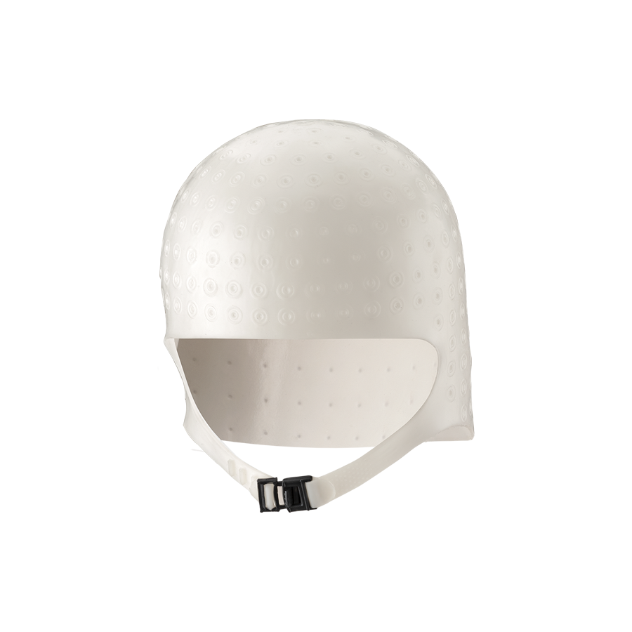 Dompel - Silicone Highlight Hair Cap Color White Type Romana Model 390-SA - White-HAIR STYLIST-DOMPEL