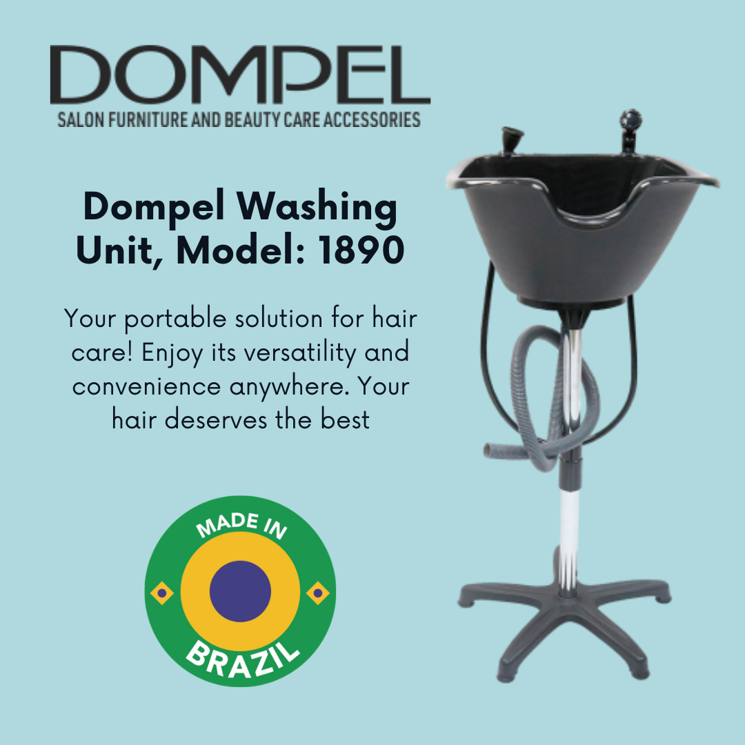 Unidad de lavado portátil Dompel con manguera de drenaje y grifo modelo 1890
