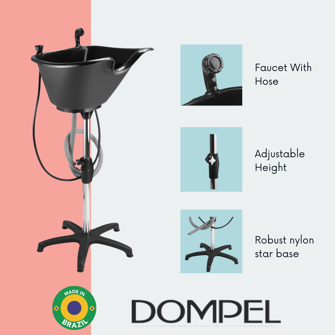 Dompel Portable Wash Unit with Drain Hose and Faucet Model 1890 - Buy professional cosmetics dedicated to hair removal