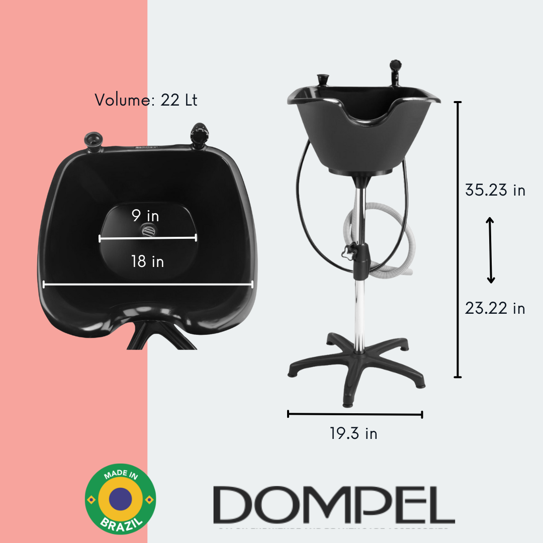 Dompel Portable Wash Unit with Drain Hose and Faucet Model 1890 - Buy professional cosmetics dedicated to hair removal