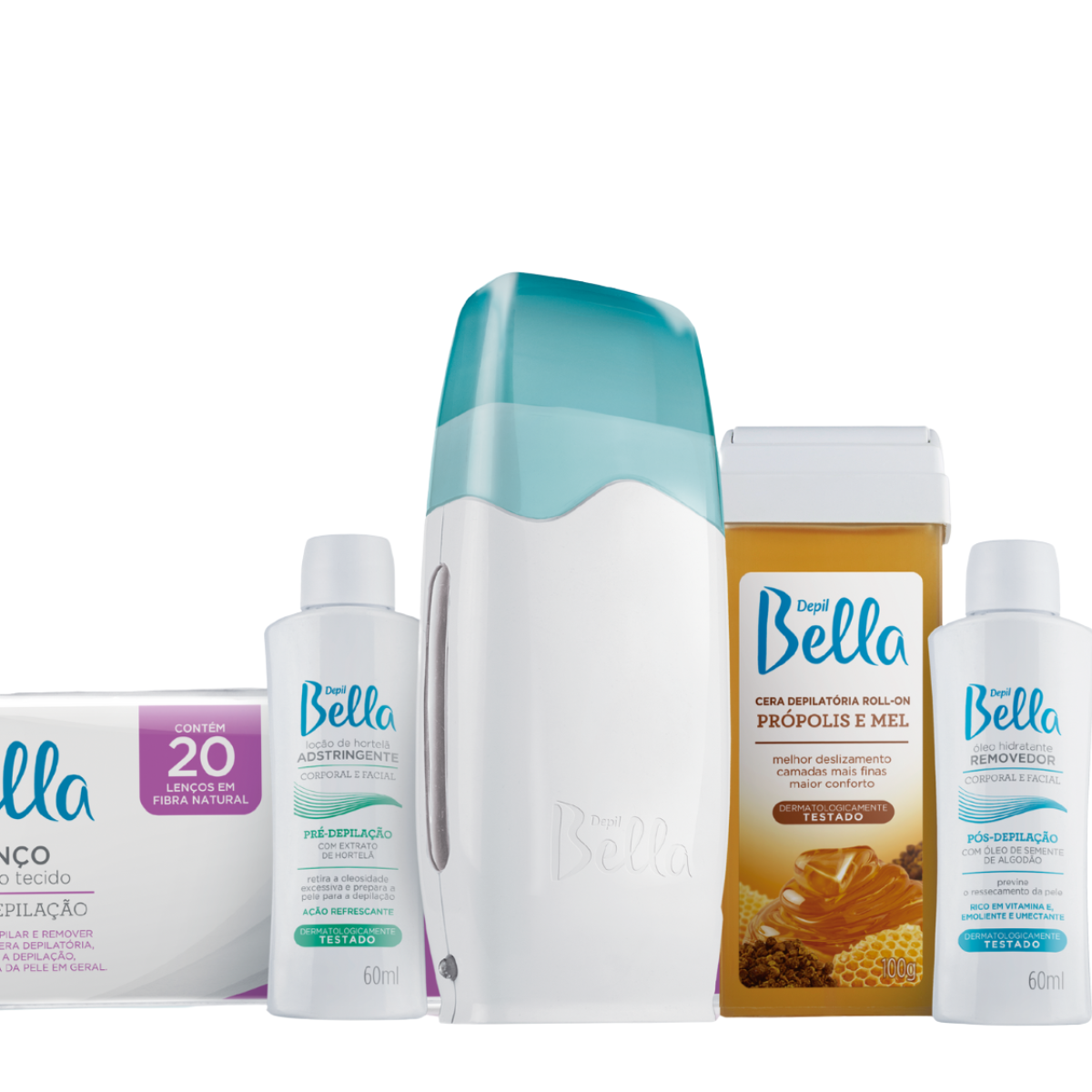 Kit Depil Bella Hair Removal Waxing | Wax With Warmer-ACCESSORIES-DEPILBELLA