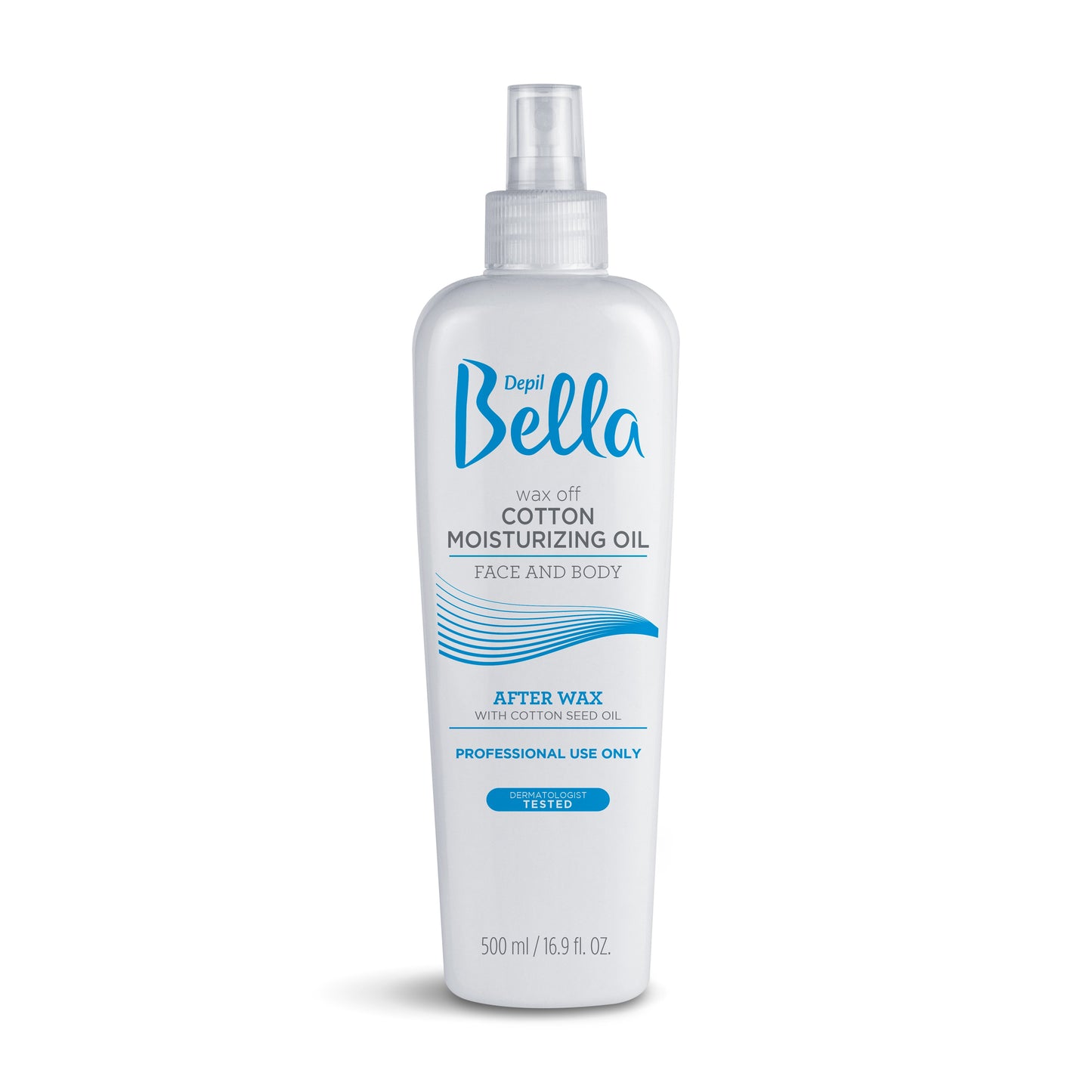 Depil Bella Post Depilación - Aceite Desmaquillante Hidratante con Aceite de Semilla de Algodón 500 ml (Oferta 6 Uds) - Depilcompany