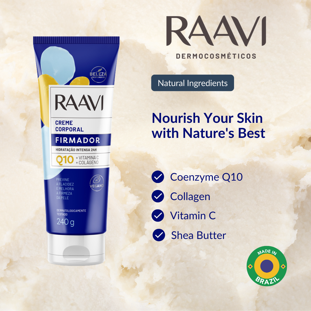 RAAVI Q10 Firming Body Cream - 200g-raavicosmetics