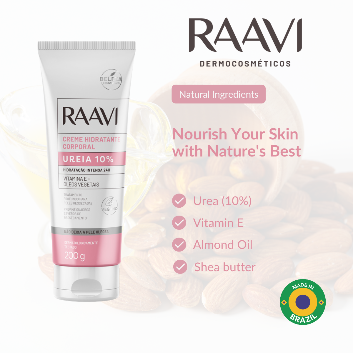 RAAVI Urea Moisturizing Cream 10% - 200g-raavicosmetics
