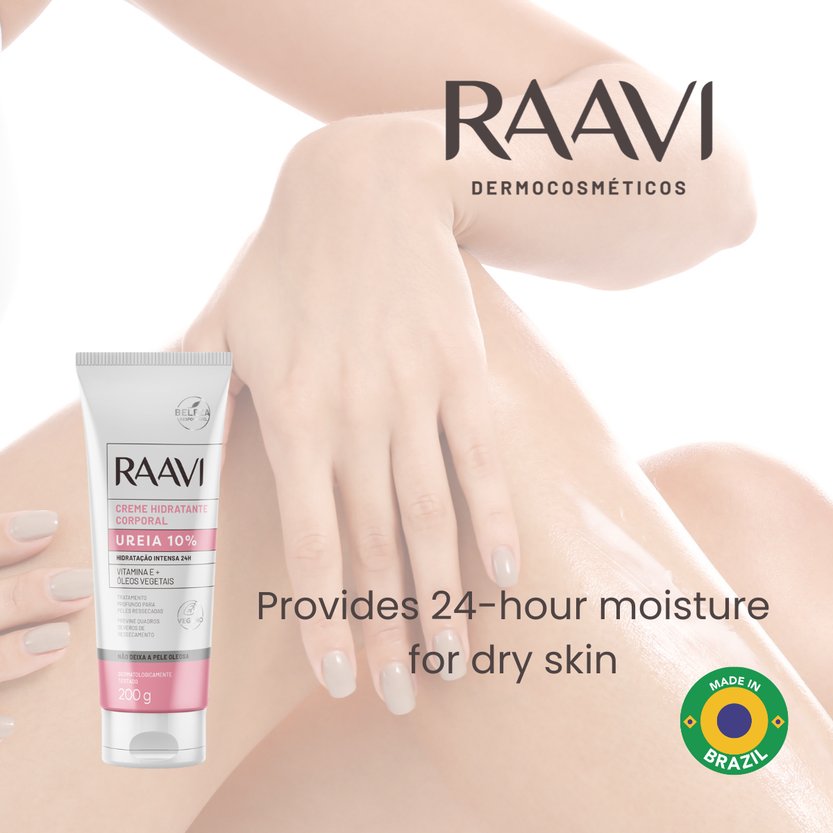 RAAVI Urea Moisturizing Cream 10% - 200g-raavicosmetics