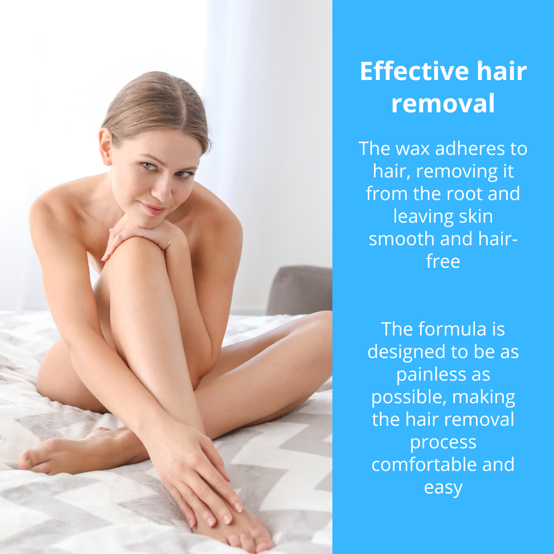 Effective hair removal. Depilbella Waxing Kit.