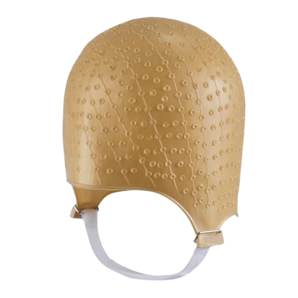 DOMPEL Gorro Reutilizable Profesional de Silicona Dorada con Gancho | Especial para Teñir el Cabello | Modelo 664-CA - Comprar cosmética profesional dedicada a la depilación