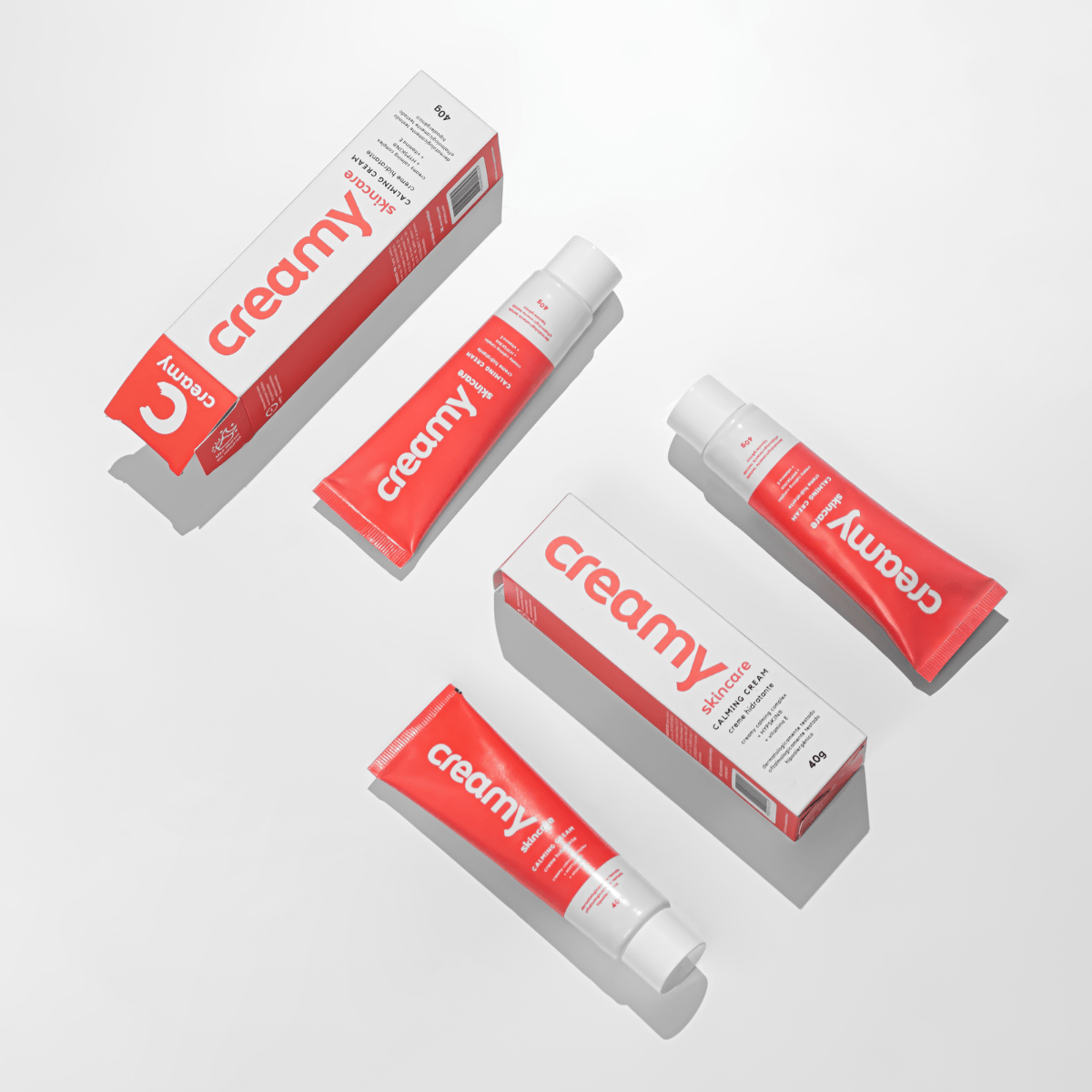 Creamy Calming Cream - Ultra-Light Hydrating Gel-Cream, Fast Absorbing - 40g
