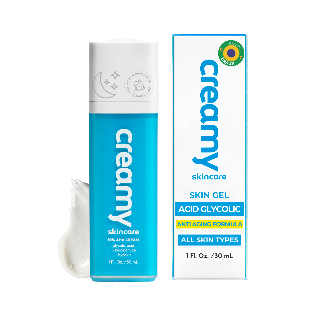 CREAMY Regenerating 10% Glycolic Moisturizer-Anti-Aging Skin Care Kits-Creamy Skincare
